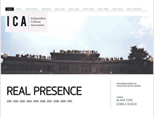Tablet Screenshot of ica-realpresence.org